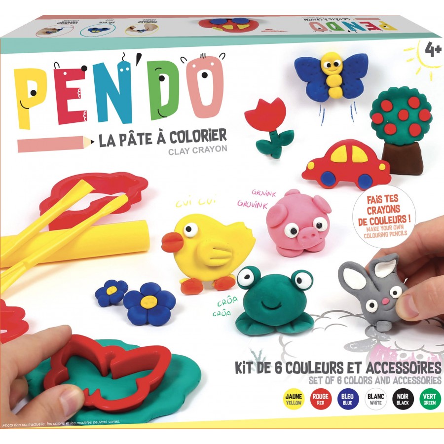 PEN'DO boîte de 6 couleurs + accessoires