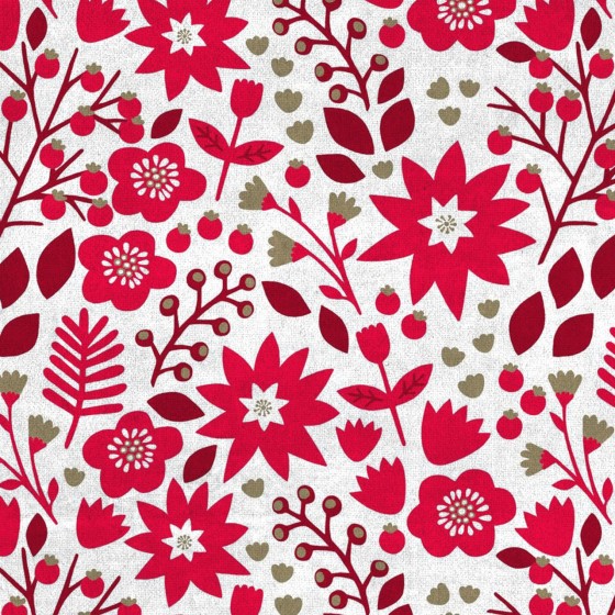 Tissu Dashwood coton/métal...