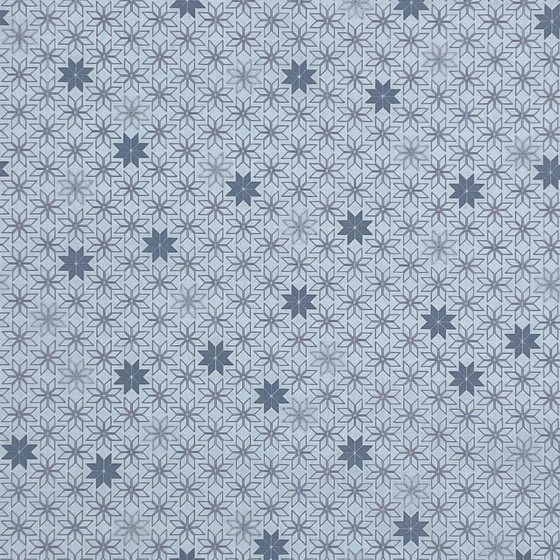 Coupon Stof Fabrics Gris "Fleurs"