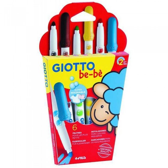 10 Feutres - Giotto - Turbo Maxi Fluo - Plastique créatif - Supports de  dessin et coloriage