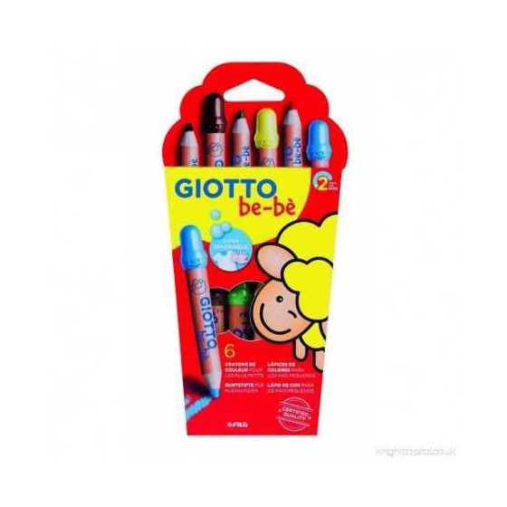 Etui 6 Crayons Maxi GIOTTO Bé-Bé
