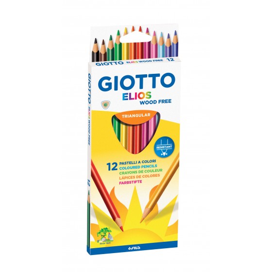 12 Crayons de couleur GIOTTO ELIOS
