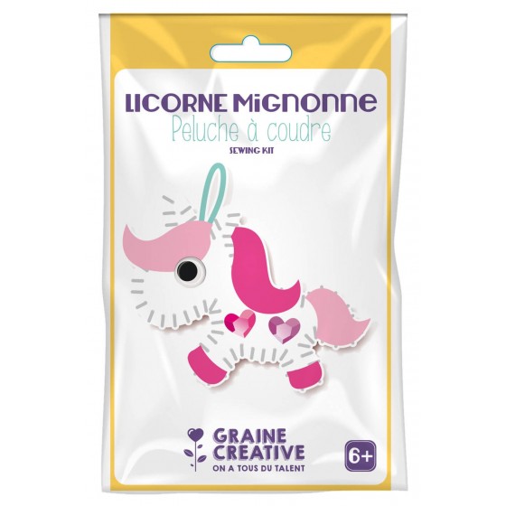 Kit peluche à coudre "Licorne"