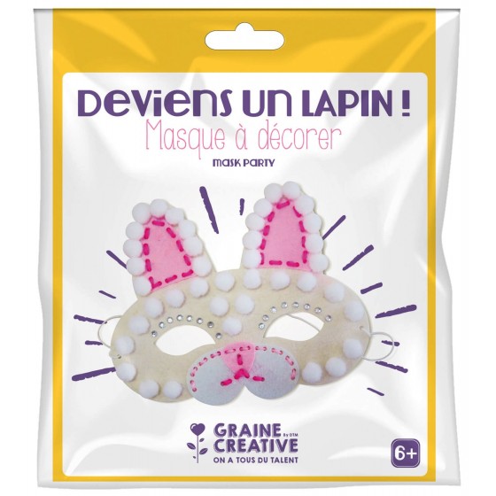 Kit masque feutrine "Lapin"