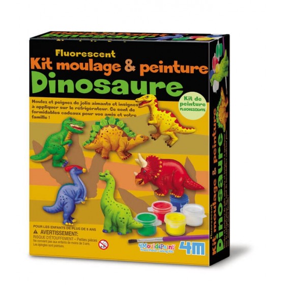 Kit moulez et peignez "Dinosaures"