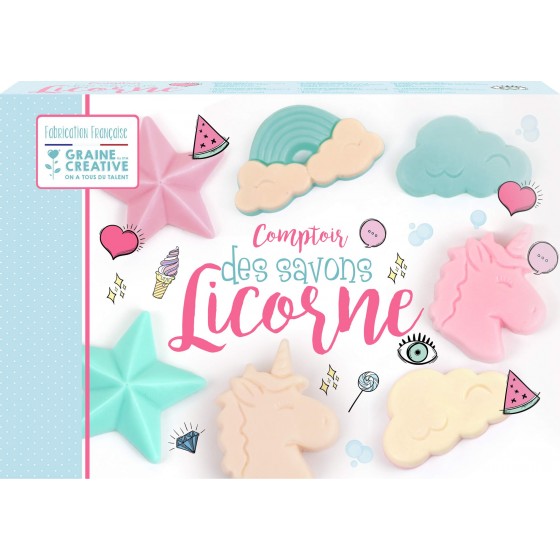 Coffret comptoir des savons "Licorne"