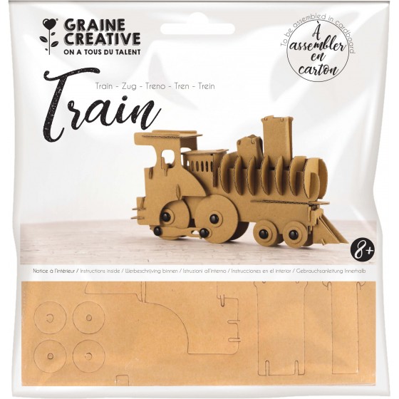 Maquette en carton "Train"