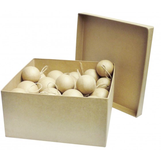 Boîte de 40 boules de Noël